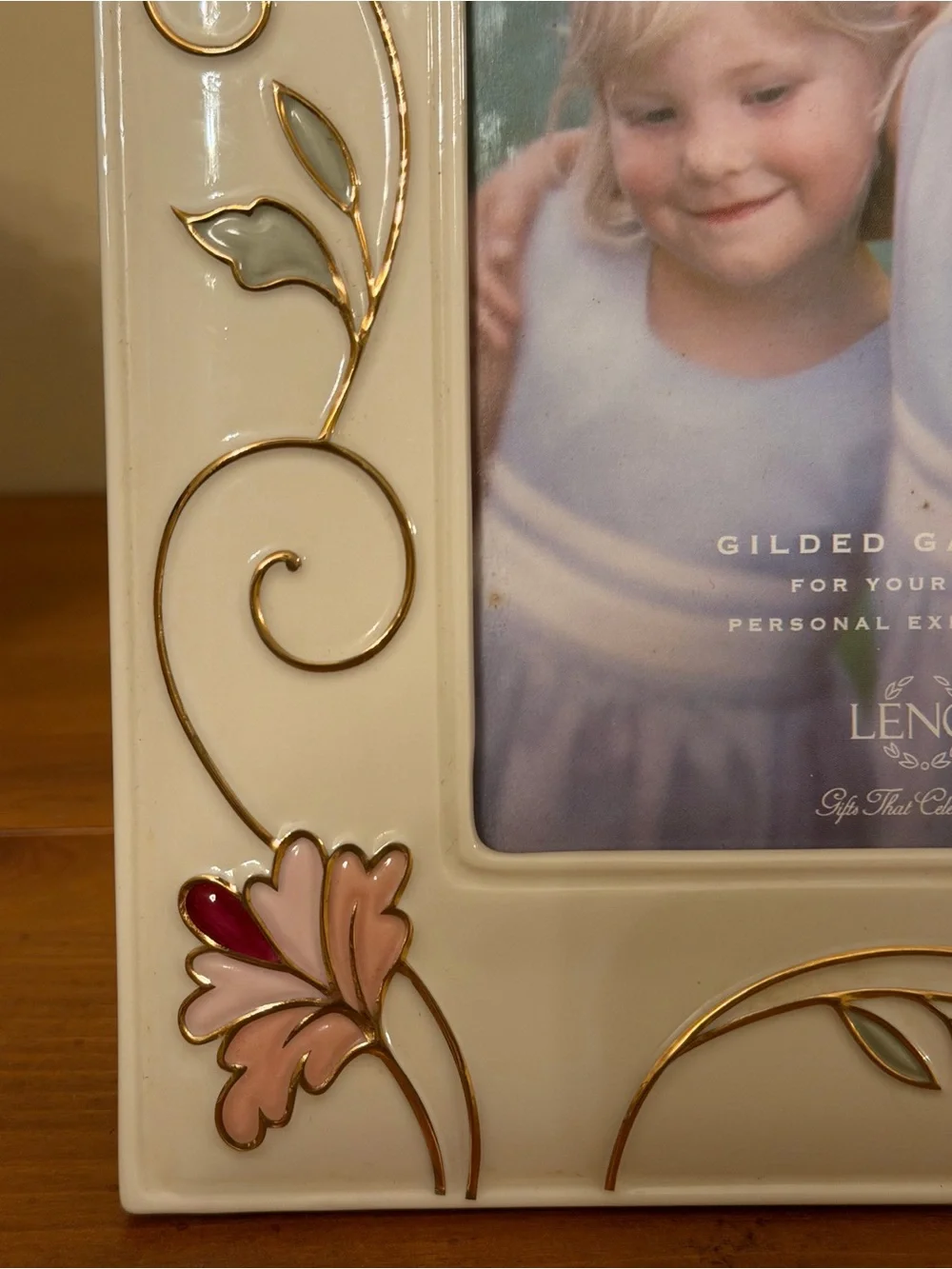 Lenox Gilded Garden Floral Picture Frame 5 x 7 / Never Used / In Original Box
